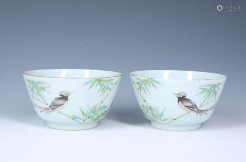 A Pair of Chinese Porcelain Bowls