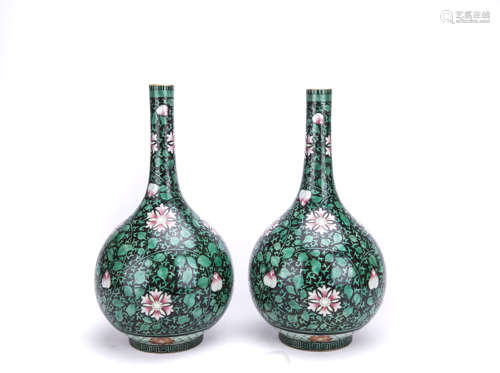 A Pair of Chinese Porcelain Vases