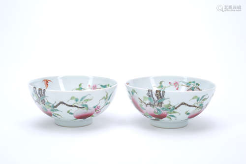 A Pair of Chinese Porcelain Bowls