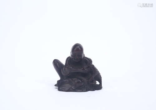 A Chinese Wood Buddha