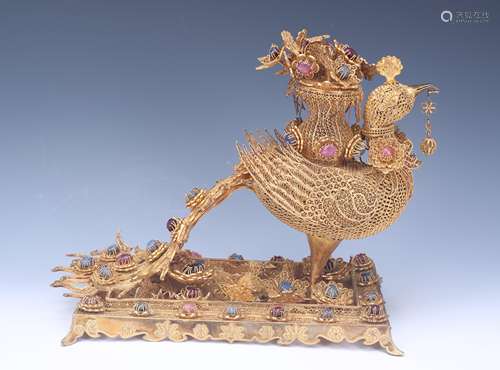 A Chinese Phenix Decoration