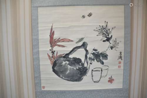 Chinese Ink/Color Painting on Paper