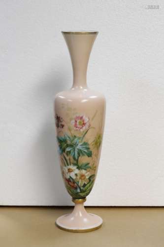 Large Opolin Hand Painted Vase