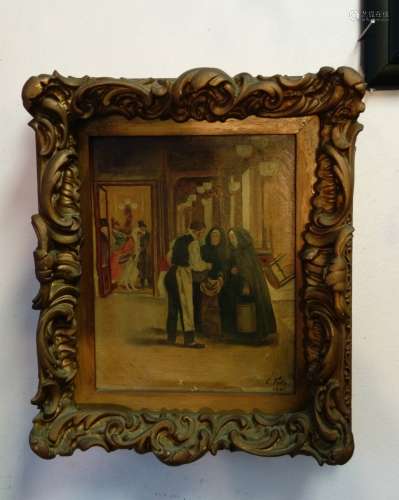 Oil on Canvas, w/ Wood Frame, Signed & Dated