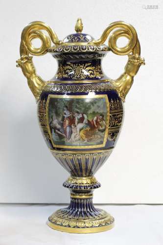 Nice Large Vienne Porcelain Vase