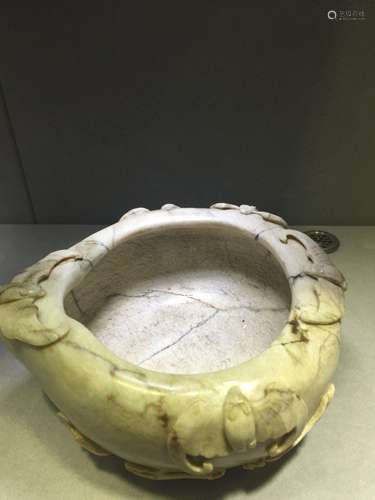 Chinese Jade Carved Washer