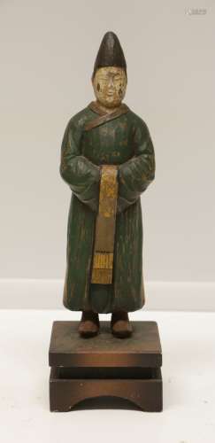 Chinese Wood Carving of a figure