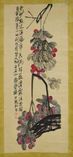 Chinese Ink/Color Painting, Signed