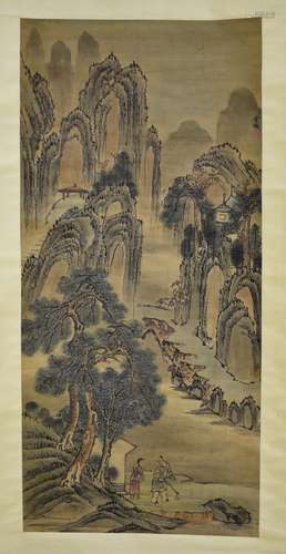 Chinese Ink/Color Painting, Signed