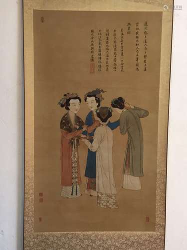 Chinese Ink/Color Scroll Painting