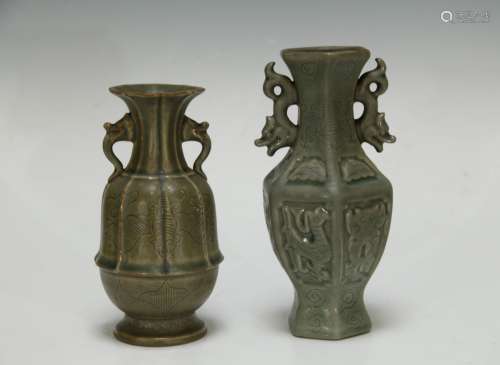 2 Pieces of Ceramic Vases
