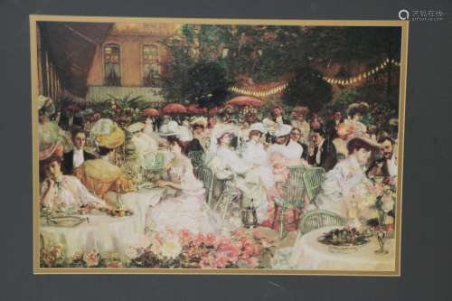 Print w/ Frame of Banquet