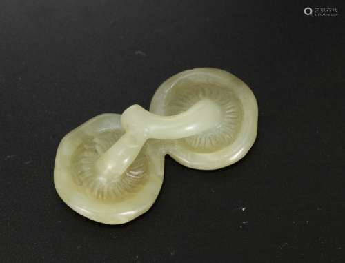 Chinese Carved Jade of Two Mushroom