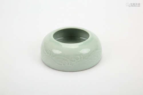 Chinese celadon porcelain washer.