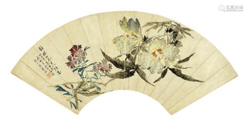 QIAN SHOUTIE (1897-1967)Flowers
