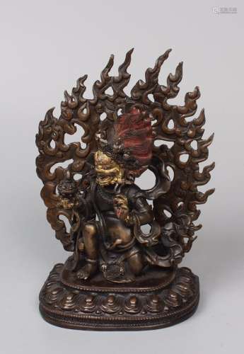 A GILT BRONZE VAJRAVARAHI