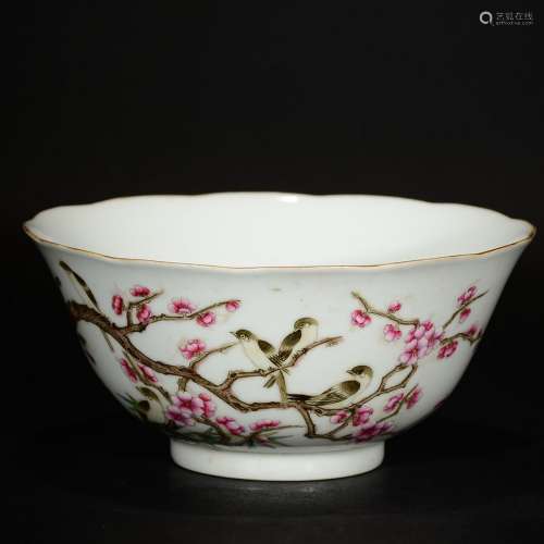 A FAMILLE ROSE BOWL, DAOGUANG SIX-CHARACTER MARK