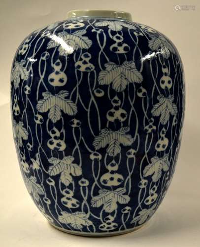 Chinese Blue and White Porcelain Jar