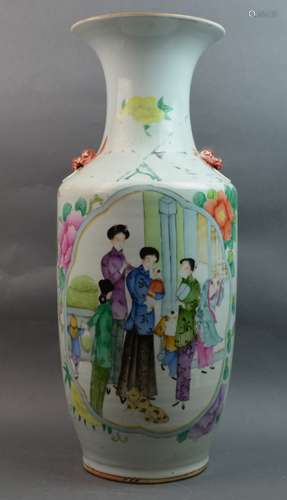 Chinese Famille Rose Porcelain Vase