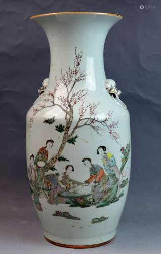 Chinese Famille Rose Porcelain Vase