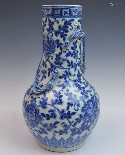 Chinese Blue and White Porcelain Vase