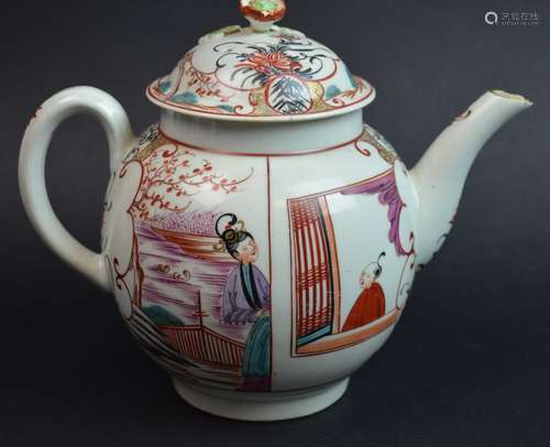 Sotheby's Chinese Rose Medallion Porcelain Teapot