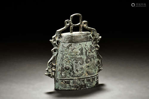 BRONZE CAST BELL ORNAMENT