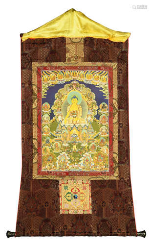 SHAKYAMUNI BUDDHA THANGKA