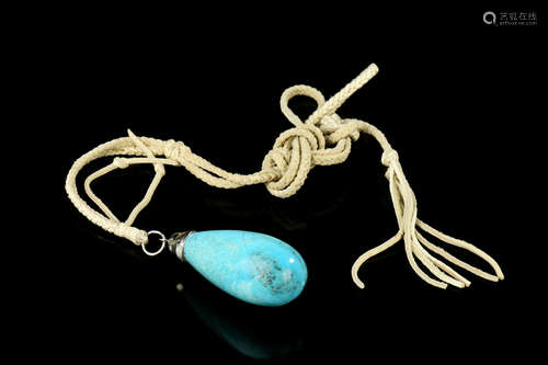 TURQUOISE TEARDROP PENDANT