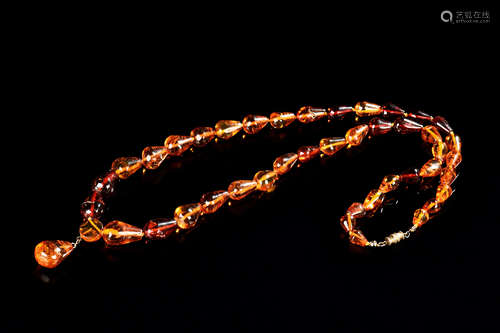 AMBER BEAD NECKLACE