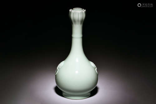 CELADON GLAZED AND IMPRESSED VASE