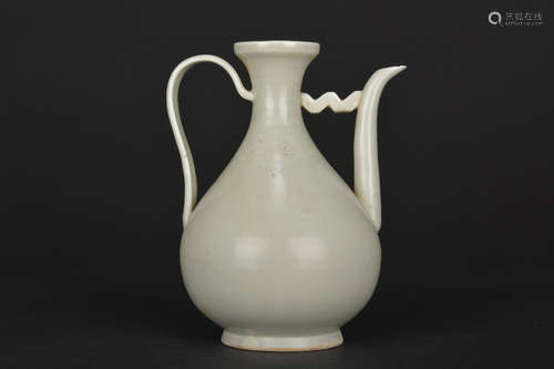 CELADON GLAZED WINE EWER