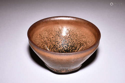 BROWN GLAZED TENMOKU BOWL