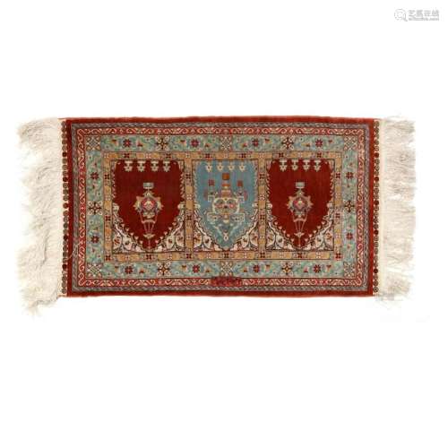 Silk Turkish Hereke Area Rug