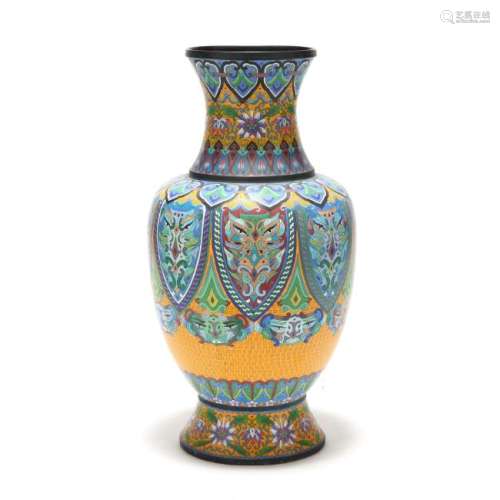 A Chinese Cloisonne Floor Vase