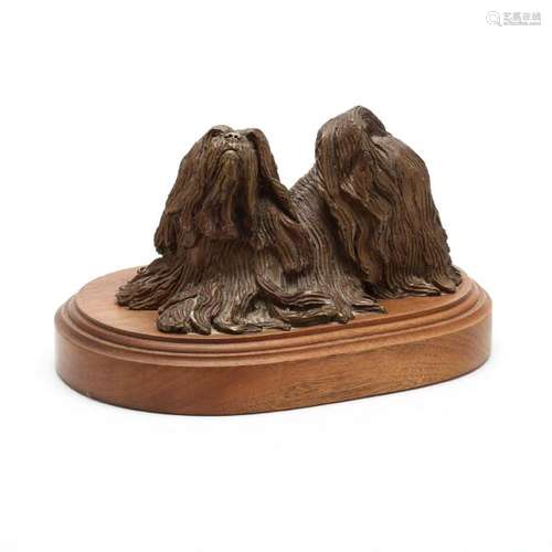 Bronze Figure of a Lhasa Apso