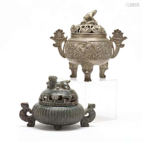 Two Chinese Censers