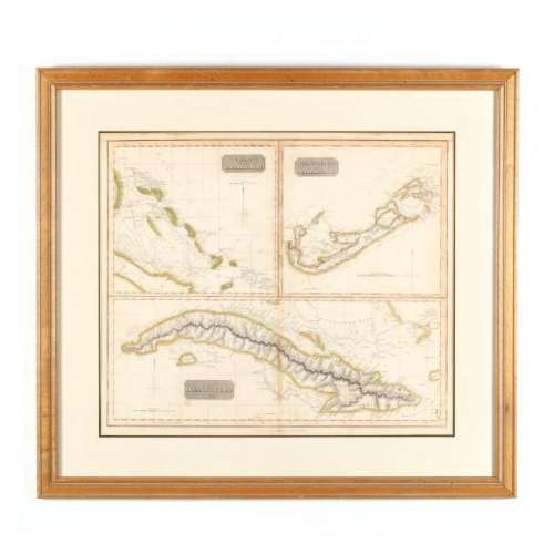 Early 19th Century English Map of Caribbean and