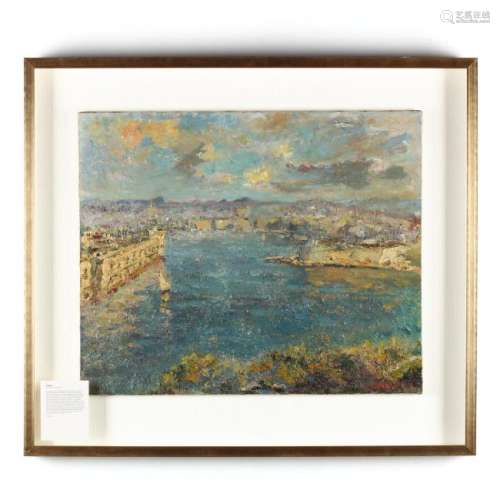 An Antique Painting of the French Mediterranean