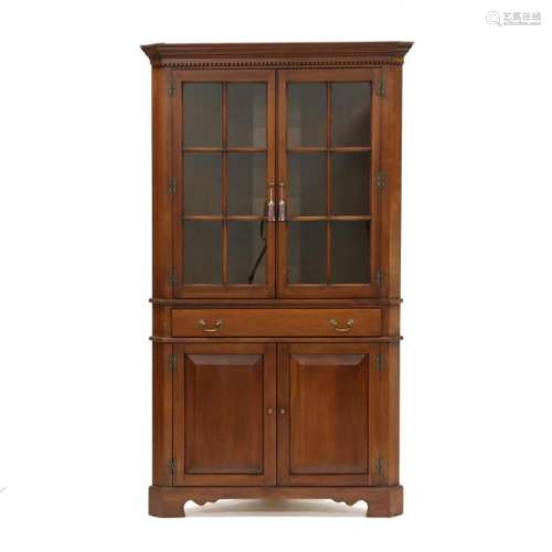 Chippendale Style Corner Cupboard