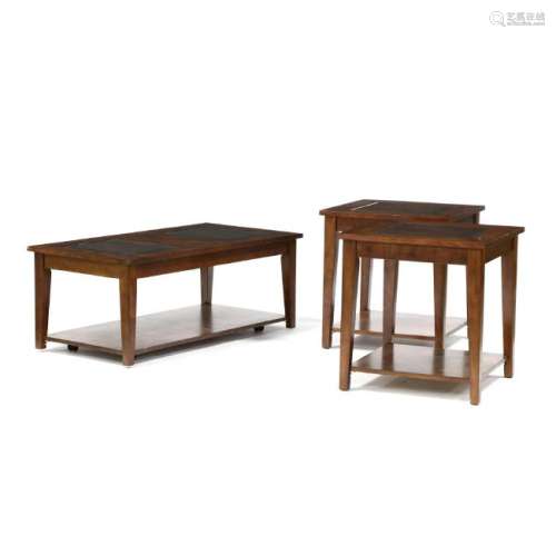 Set of Three Contemporary Tables