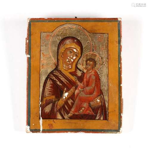 Russian Icon of the Madonna & Child