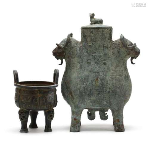 Two Archaic Style Vessels