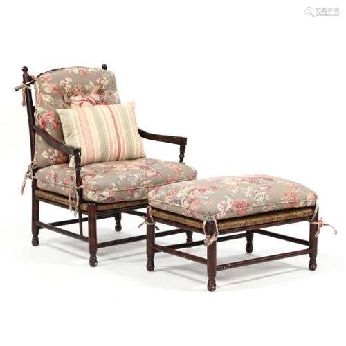 Brandywine, French Provincial Painted Arm Chair and