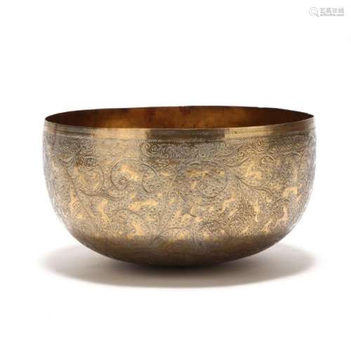 South East Asian Brass Bowl