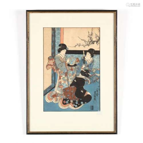 A Japanese Woodblock Print by Kunisada Utagawa