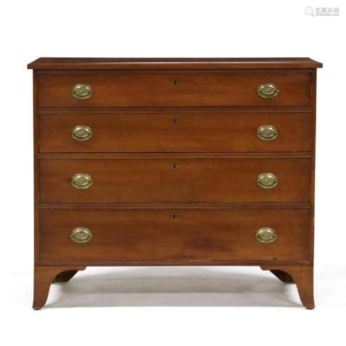 New England Federal Cherry Chest of Drawers