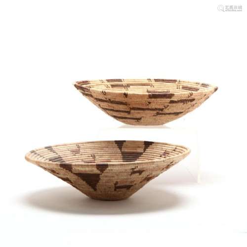 Two Uganda Figural Baskets/Bowls
