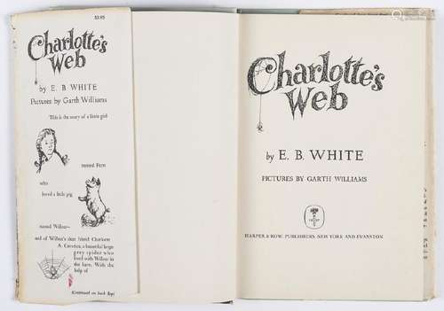 E. B. White Charlotte's Web, Harper & Row 1952,