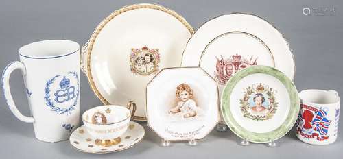 Large group of Elizabeth II and Edward VIII china